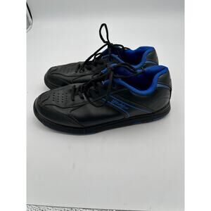 Men's black and blue  KRT Strike Force 9.5 bowling shoes good condition